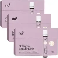 NU3 Premium Collagen Beauty Elixir collagène marin à boire Ampoule(S) Buvable(S) 3x28x22,5 ml