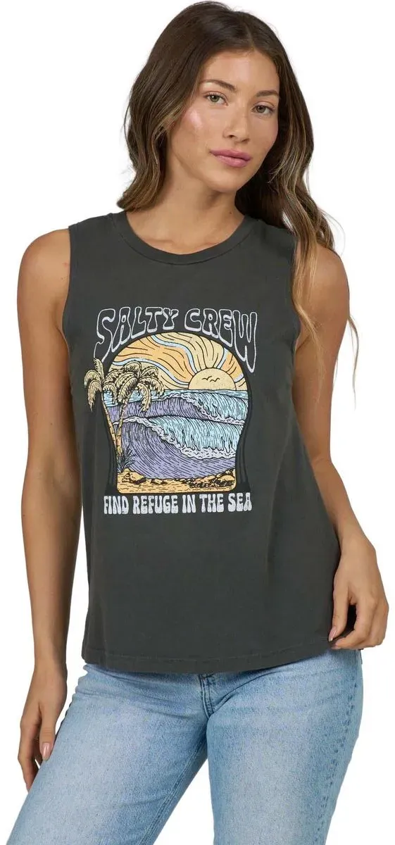 Salty Crew Keyhole Muscle Tank charcoal (CHAR) S