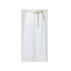 More & More Culotte mit Gürtel Weiß 34