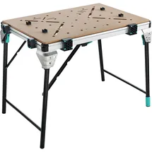 WOLFCRAFT Werkbank Aluminium 111 x 76,5 cm Schwarz