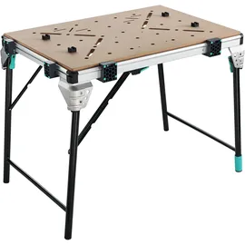 WOLFCRAFT Werkbank Aluminium 111 x 76,5 cm Schwarz