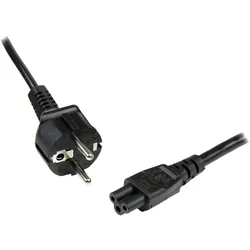 StarTech.com 1 m Laptop Ladekabel, EU Schuko auf C5, 2,5A 250V, 18AWG, Notebook