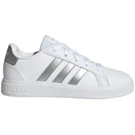 Adidas Grand Court Lifestyle Tennis Lace-Up Kids Cloud White / Matte Silver / Matte Silver 37 1/3