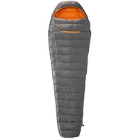Schlafsack grau/orange, 235x75cm