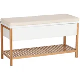 Wenko Schuhbank Finja 50719800 braun Holz 90,0 cm