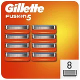 Gillette Rasierklingen Fusion 5 Klingen für eine gründliche Rasur 8er, 8-tlg., Edelstahl, rostfrei