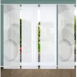 home in green Schiebevorhang ¦ grau ¦ Synthetik ¦ Maße (cm): B: 60 H: 245