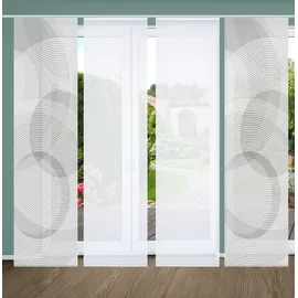 home in green Schiebevorhang ¦ grau ¦ Synthetik ¦ Maße (cm): B: 60 H: 245