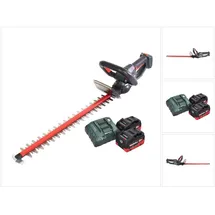 Metabo HS 18 LTX 65 Akku Heckenschere 18 V 63 cm + 2x Akku 8,0 Ah + Ladegerät