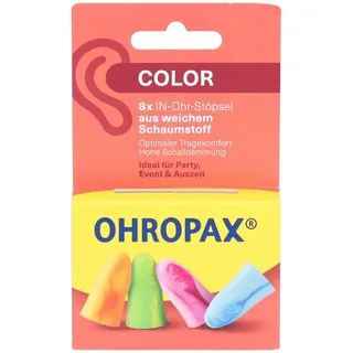 Ohropax Color Schaumstoff Stöpsel