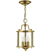 Elsteadlighting Kleine Pendelleuchte, Gentry mit 3 Lichtern, Messing (E14)
