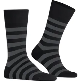 Falke Sensitive Mappd Line Sneakersocken Schwarz/Grau 43-46