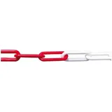 monheimer ketten- u. metallwarenindustrie PÖSAMO Kunststoffk. Polyethylen rot/weiß 6,0 Polyb. 5m