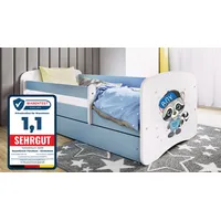 raumhirsch furniture Kinderbett Raumhirsch 80 x 180 cm Holzwerkstoff blau