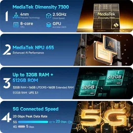 Ulefone Armor 34 Pro 16 GB RAM 512 GB Pulse Black