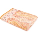 BASSETTI MERGELLINA Tagesdecke aus 100% Baumwolle in der Farbe Orange O1, Maße: 180x255 cm