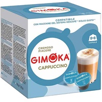 160 Kapseln Nescafe' Dolce Gusto Gimoka Cappuccino Caffe' und Milch