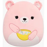 Squishmallows Hominy Bär 30 cm Rosa/Mehrfarbig
