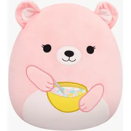 Squishmallows Hominy Bär 30 cm Rosa/Mehrfarbig