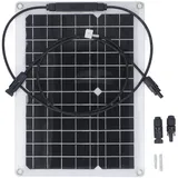 Kompaktes Und Flexibles 18v 15w Solar-set Zum Laden Von Batterien, Überwachungskameras, Automatischen Toren, Hühnerställen, Booten Und Netzunabhängigen Anlagen. – Crezuo