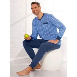 Sieh an! Schlafanzug in himmelblau-dunkelblau | Gr.: 56/58