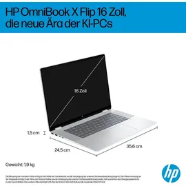 HP OmniBook X Flip 16-as0071ng Intel Core Ultra 7 256V 16 GB RAM 512 GB SSD