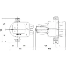Grundfos PM START 1,5 bar,