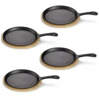 Echtwerk Pfannen-Set 4-tlg. 18 x 2 x 38 cm