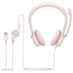 Logitech Headset »H390 rosa« rosa
