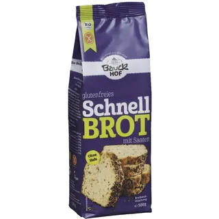 Bauckhof Schnellbrot mit Saaten glutenfrei bio