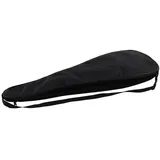 01 02 015 Squash Schlägerhülle, Stoßfeste, verschleißfeste, gepolsterte Schläger-Tragetasche für den Sport(Schwarz)