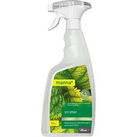 MANNA SOS Blattpflegespray bei Nährstoffmangel für Gesunde Grüne Blätter