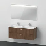 Duravit ME by Starck Waschtisch mit XBase Unterschrank, mit Spiegel, XB0074021210000,