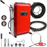 XIIW Rohrreinigungsmaschine 16mm 14,5M Rot