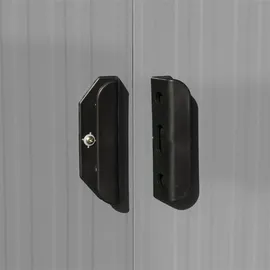 Estexo Geräteschuppen 3,92 x 2,57 m Hellgrau