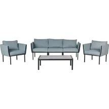 Beliani Lounge Set 5-tlg. Schwarz