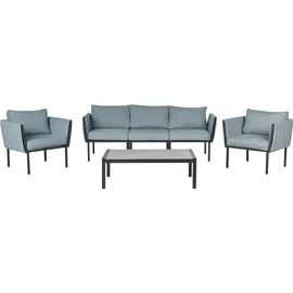 Beliani Lounge Set 5-tlg. Schwarz
