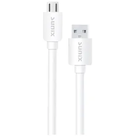 SUNIX QC 3.0 USB Schnell-Ladegerät Adapter Quick Charge Netzteil + 1m Micro-USB Ladekabel weiß