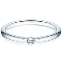 Trilani Ring Sterling Silber Zirkonia in Silber Ringe Damen