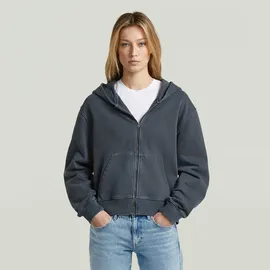 G-Star Damen Washed Zip Relaxed Sweatshirt - L