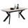 MCA Furniture Ossana 180 x 76 x 100 cm grau/schwarz