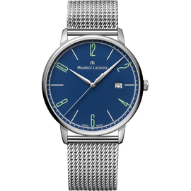 MAURICE LACROIX Eliros Date Edelstahl Leder 40 mm EL1118-SS00E-420-C Set