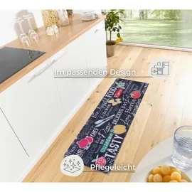 HANSE HOME 105730-50X150 Teppich Drinnen Rechteck Latex, Polyester, Gummi Mehrfarbig,