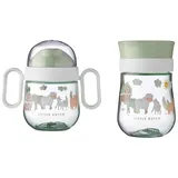Mepal Baby Trinklernbecher Set 360° auslaufsicher Little Farm
