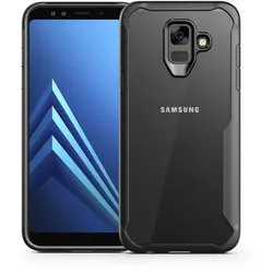 Handy Tasche für Samsung Galaxy A6 Plus Full Panzer Case Schutz Hülle Cover Grau