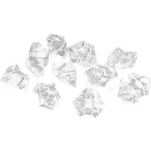 Partydeco AC25-099-KARTON Eiskristalle, PVC, transparent, 50 Stück