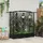 vidaXL Hochbeet mit Rankgitter und Dach 163 x 40 x 126 cm Schwarz