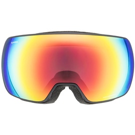 Uvex compact FM Wintersportbrille Schwarz Unisex Spiegel, Mehrfarbig Sphärisches Brillenglas