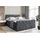 altdecor Boxspringbett CATOR-Z KING - 160x200 - H3/H4 - Dunkelgrau
