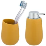 Wenko Waschtisch-Set Mod. Badi Gelb, 2-tlg.